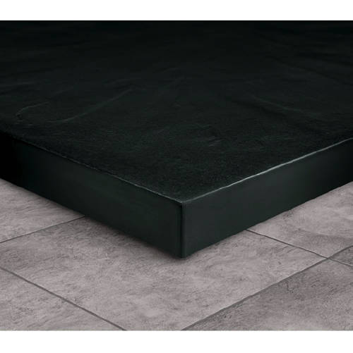 Example image of Slate Trays Rectangular Shower Tray & Graphite Waste 1200x800 (Black).
