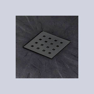 Example image of Slate Trays Rectangular Easy Plumb Shower Tray & Waste 1400x800 (Black).