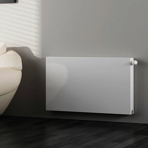 Kartell White K-Rad Kompact Horizontal Radiator 600X400mm (Sc, ).