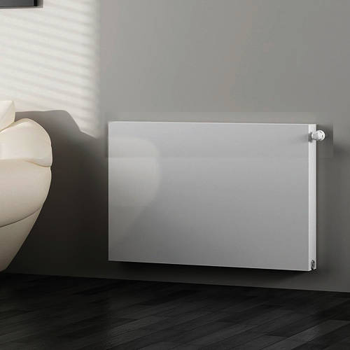 Kartell White K-Rad Kompact Horizontal Radiator 1200X500mm (Sc, ).