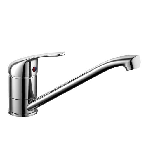 Kartell Kitchen Sink Mixer Tap With Lever Handel (Chrome).