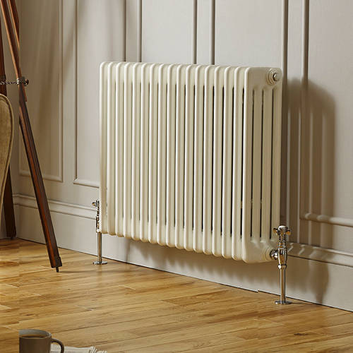 Kartell White K-Rad Laser Klassic Horizontal Radiator 830X750mm (4 Col, ).