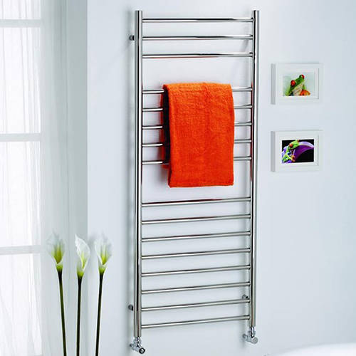 Kartell K-Rad Orlando Straight Heated Towel Rail 500W X 1200H Mm (S Steel).