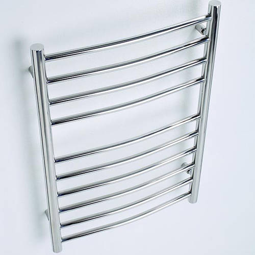 Kartell K-Rad Orlando Curved Heated Towel Rail 600W X 1200H Mm (S Steel).