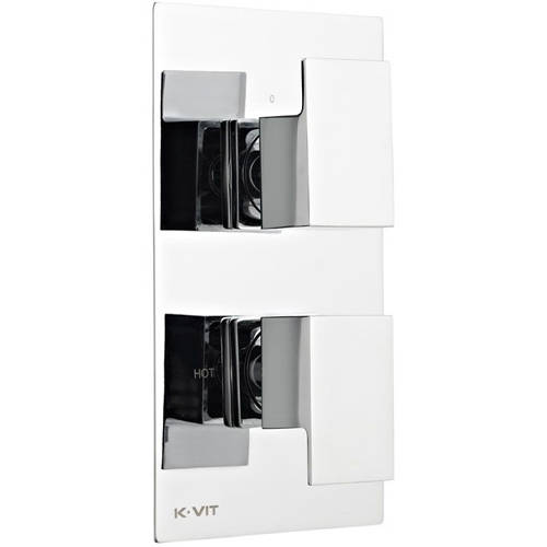 Kartell Element Concealed Thermostatic Shower Valve (2 Outlets).