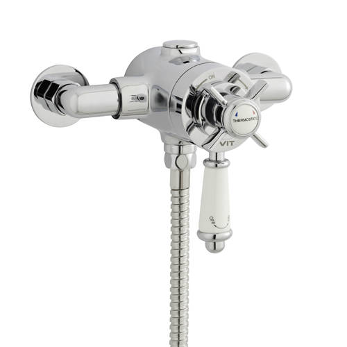 Kartell Klassique Exposed Thermostatic Shower Valve (Chrome).