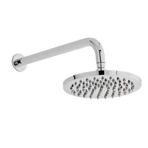 Kartell Shower Accessories Round Shower Head & Arm (200Mm).