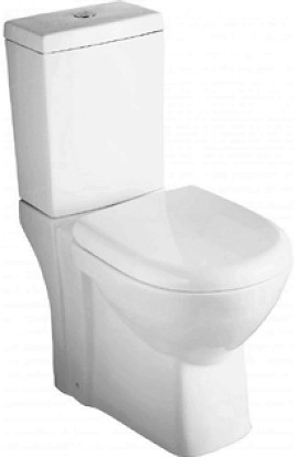 Example image of Hydra Sorea Toilet With Push Flush Cistern & Deluxe Soft Close Seat.