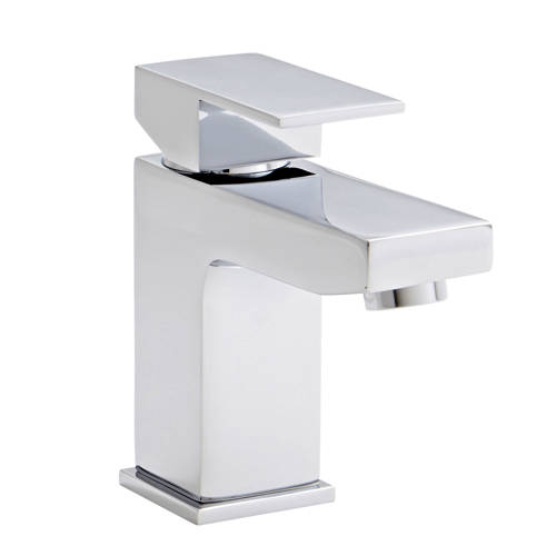 Kartell Element Basin Mixer Tap With Click Clack Waste (Chrome).