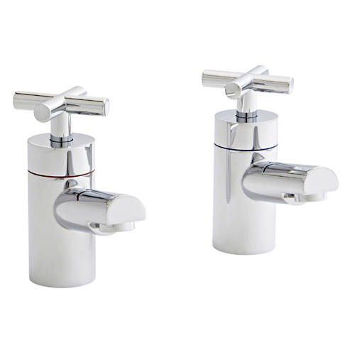 Kartell Times Bath Taps (Pair, Chrome).