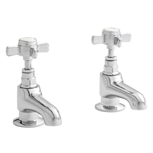 Kartell Klassique Bath Taps (Pair, Chrome).