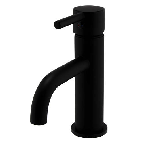 Kartell Black Nero Basin Mixer Tap (Matt ).
