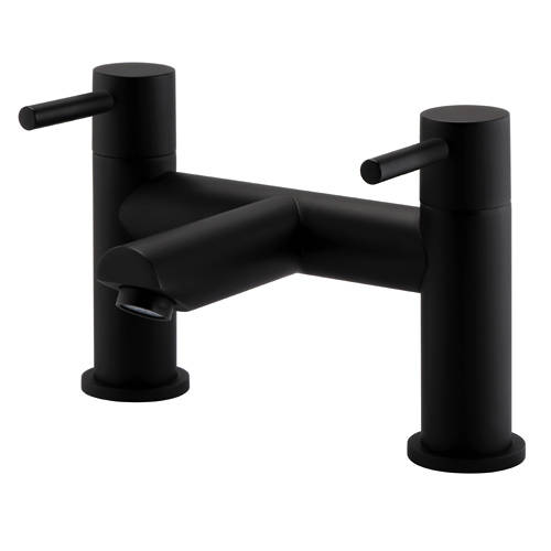 Kartell Black Nero Bath Filler Tap (Matt ).