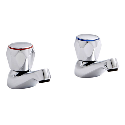 Kartell Alpha Basin Taps (Pair, Chrome).