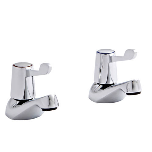Kartell Leva Bath Taps (Pair, Chrome).