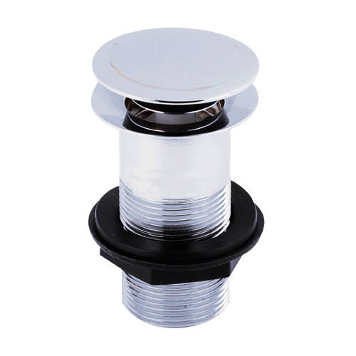 Kartell Wastes Sprung Basin Waste (Unslotted, Chrome).
