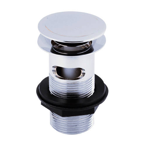 Kartell Wastes Sprung Basin Waste (Slotted, Chrome).