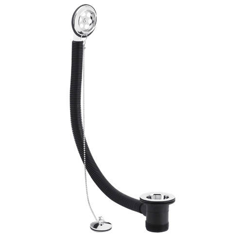 Kartell Wastes Retainer Bath Waste With Plug (Chrome).