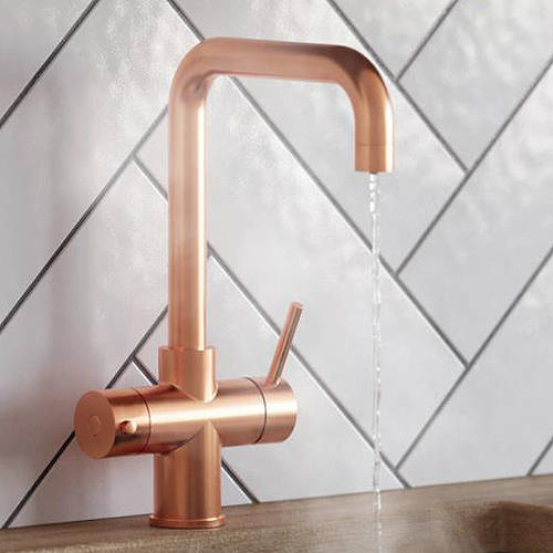 Example image of Kedl Delta Digital 4 In 1 Boiling Water Kitchen Tap (Copper, 2.4L).