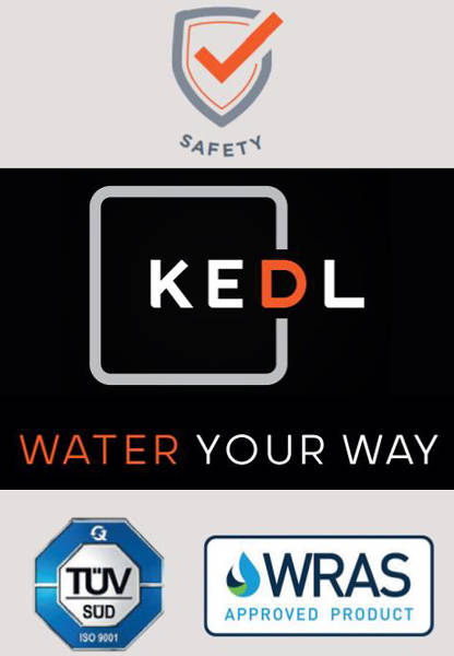 Example image of Kedl Tundra Digital 3 In 1 Boiling Water Kitchen Tap (Brushed Gold, 4.0L).