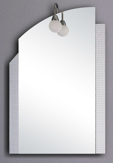 Larger image of Lucy Buncrana illuminated bathroom mirror.  Size 600x900mm.