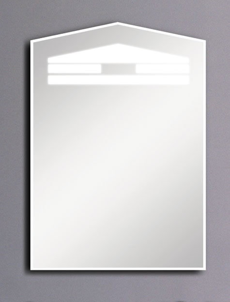 Larger image of Lucy Clones backlit illuminated bathroom mirror.  Size 500x700mm.
