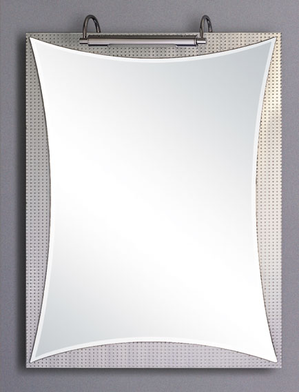 Larger image of Lucy Ennis illuminated bathroom mirror.  Size 700x900mm.