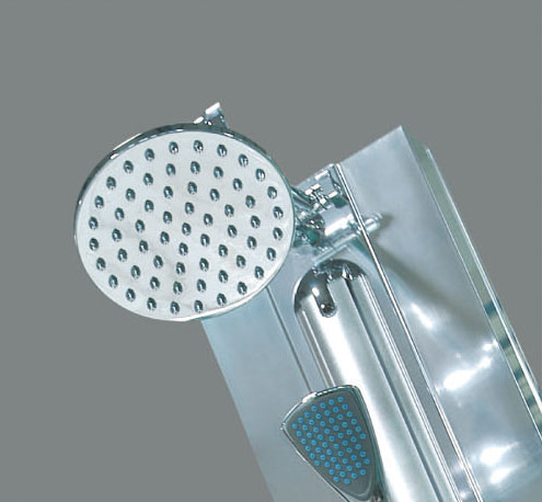 Example image of Lucy Royston left hand shower enclosure + thermostatic shower panel.