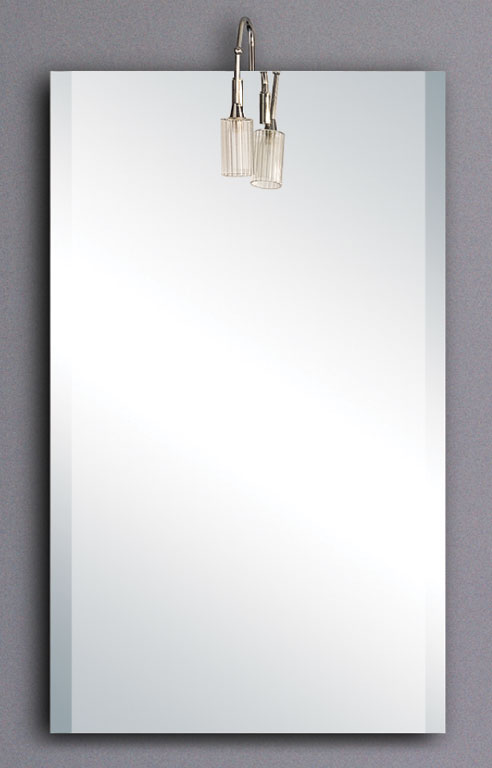 Larger image of Hudson Reed Shanon illuminated bathroom mirror.  Size 500x800mm.