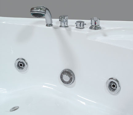 Example image of Lucy Tineo 1540mm corner whirlpool bath