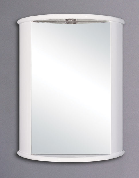 Larger image of Lucy Tuam bathroom cabinet with light.  650x790mm.