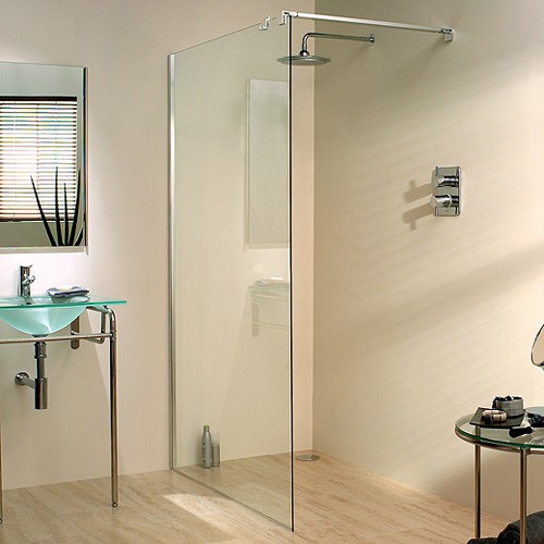 Larger image of Lakes Italia 1000x1950 Glass Shower Screen & 1000mm Arm. Left Handed.