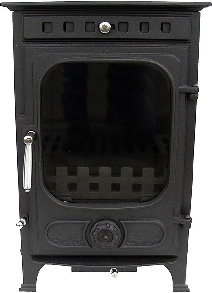 Larger image of La Hacienda Stoves Glevum Wood Burning Stove.  688x397mm. 6.5kW