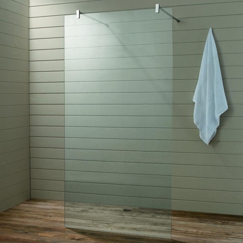 Larger image of Matrix Enclosures Wet Room Glass Shower Screen, 900x1900x10mm.