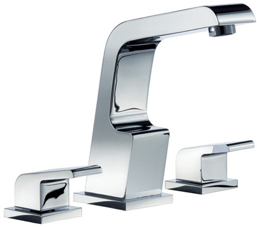 Larger image of Mayfair Garcia 3 Tap Hole Bath Filler Tap (Chrome).