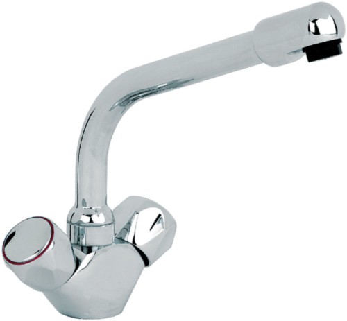 Larger image of Mayfair Kitchen Alpha Monoblock Kitchen Tap With Swivel Spout (Chrome).