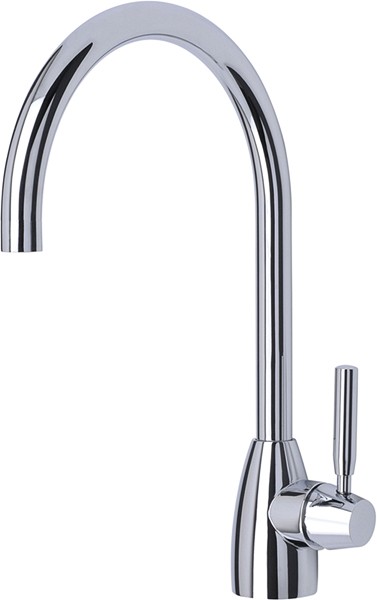 Larger image of Mayfair Kitchen Belo Kitchen Mixer Tap With Swivel Spout (Chrome).