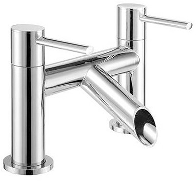 Larger image of Mayfair Liu Bath Filler Tap (Chrome).