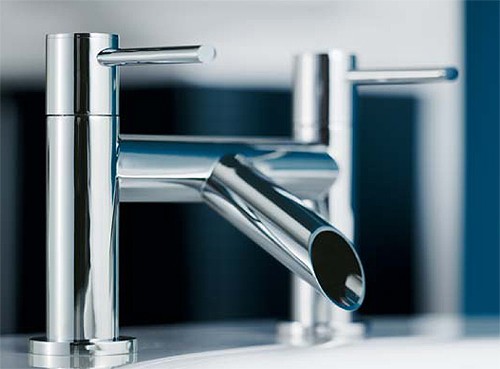 Example image of Mayfair Liu Bath Filler Tap (Chrome).