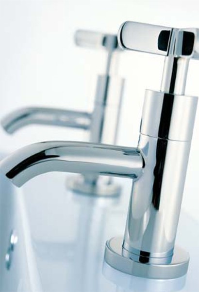 Example image of Mayfair Loli Basin Taps (Pair, Chrome).