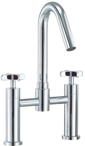 Larger image of Mayfair Loli Bath Filler Tap (High Spout, Chrome).