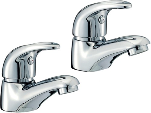 Larger image of Mayfair Orion Basin Taps (Pair, Chrome).