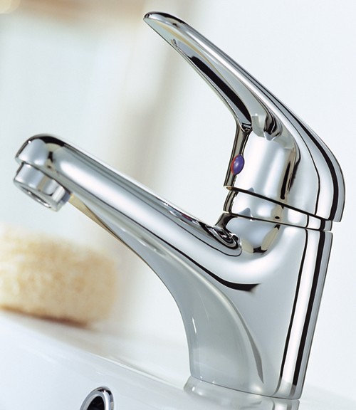 Example image of Mayfair Orion Mono Basin Mixer Tap With Pop Up Waste (Chrome).