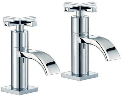 Larger image of Mayfair Surf Basin Taps (Pair, Chrome).