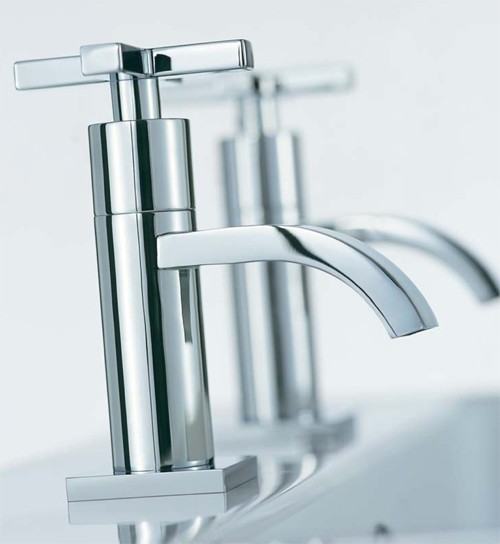 Example image of Mayfair Surf Basin Taps (Pair, Chrome).