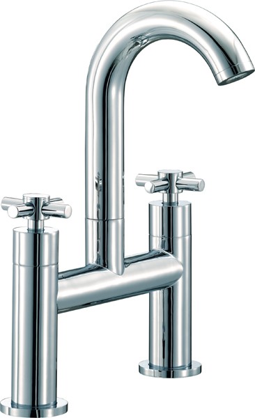 Larger image of Mayfair Series C Bath Filler Tap (High Spout, Chrome).