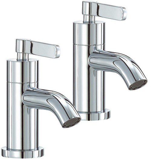 Larger image of Mayfair Stic Bath Taps (Pair, Chrome).