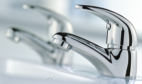 Example image of Mayfair Titan Basin Taps (Pair, Chrome).