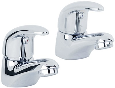 Larger image of Mayfair Titan Bath Taps (Pair, Chrome).