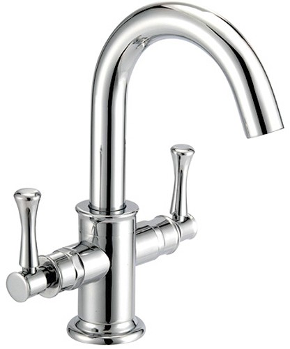 Larger image of Mayfair Tait Lever Mono Basin Mixer Tap With Pop-Up Waste (Chrome).